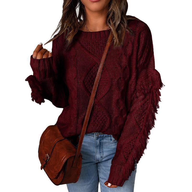 Pull EssenceRonde™ – Pull-tricot Col-Rond Femme, Maille Douce