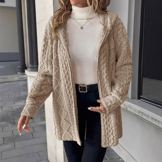 Veste UrbanDuo™ – Sweat zippé à capuche uni pour femme