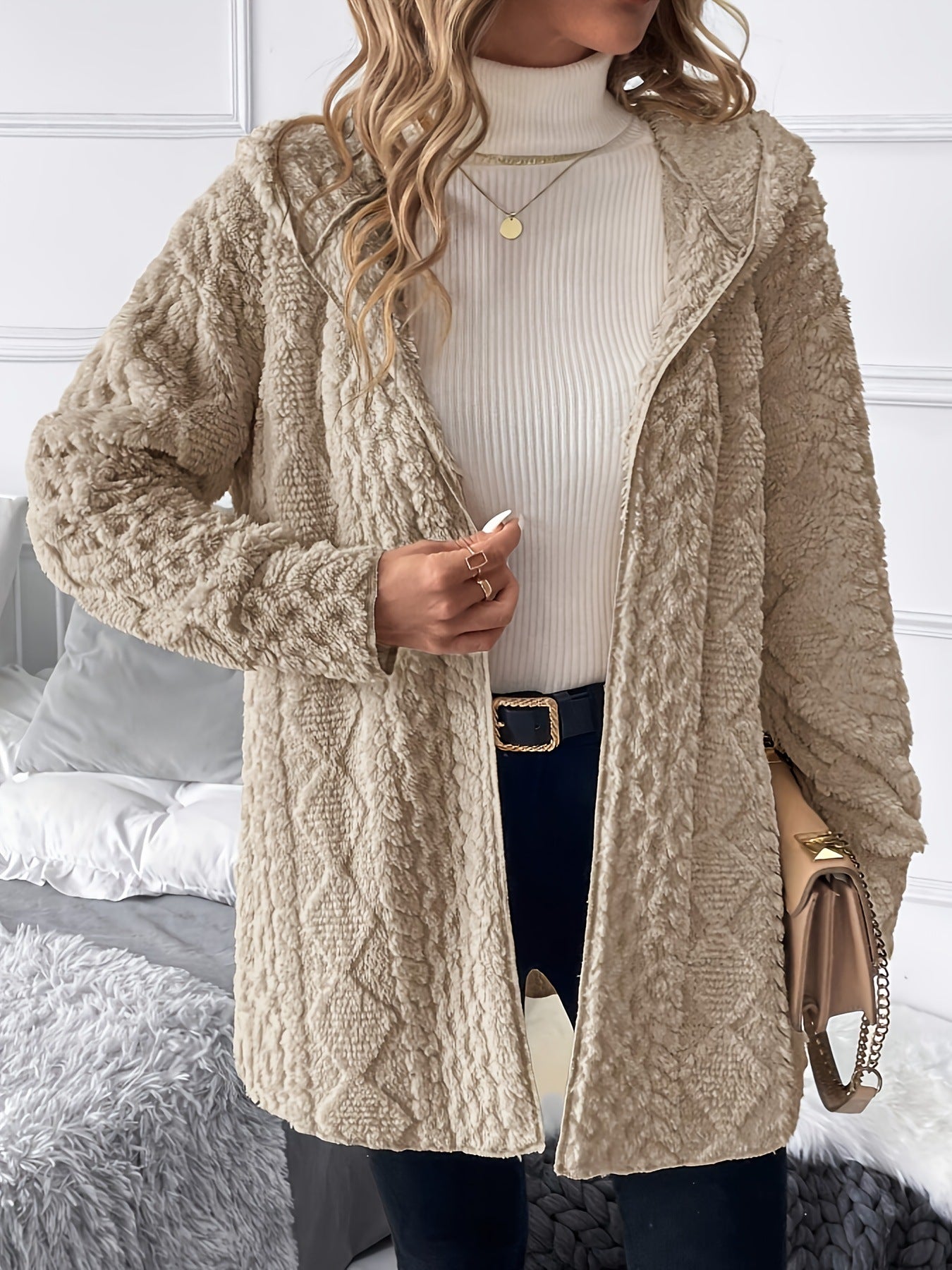 Veste UrbanDuo™ – Sweat zippé à capuche uni pour femme