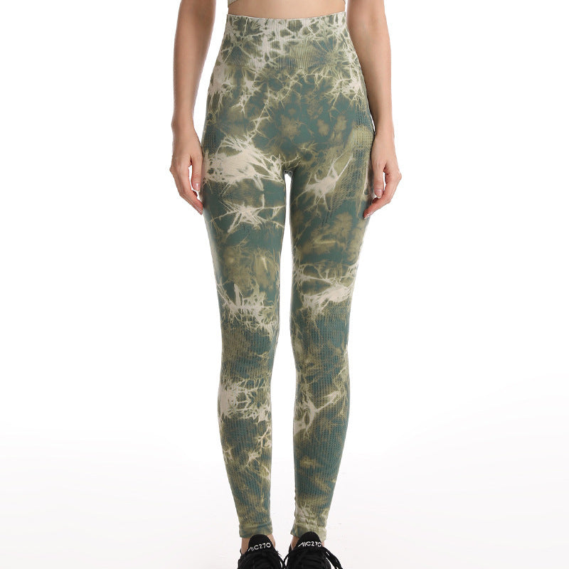 Legging Tie Dye Flex™ – Legging Femme Push-Up Seamless Motif Tie-Dye