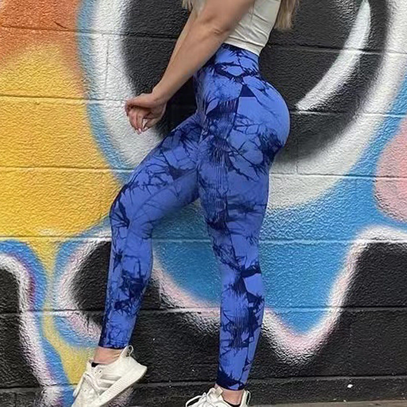 Legging Tie Dye Flex™ – Legging Femme Push-Up Seamless Motif Tie-Dye