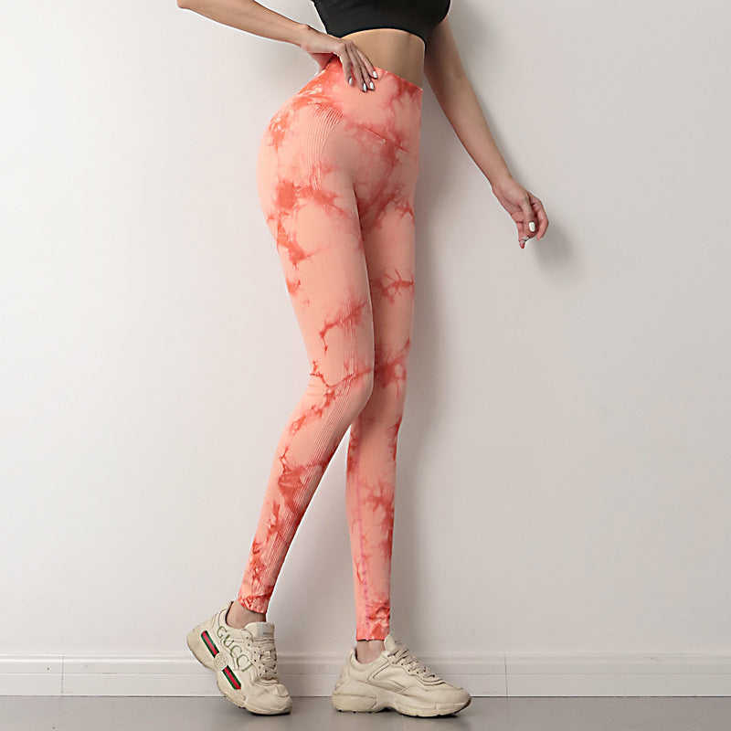 Legging Tie Dye Flex™ – Legging Femme Push-Up Seamless Motif Tie-Dye