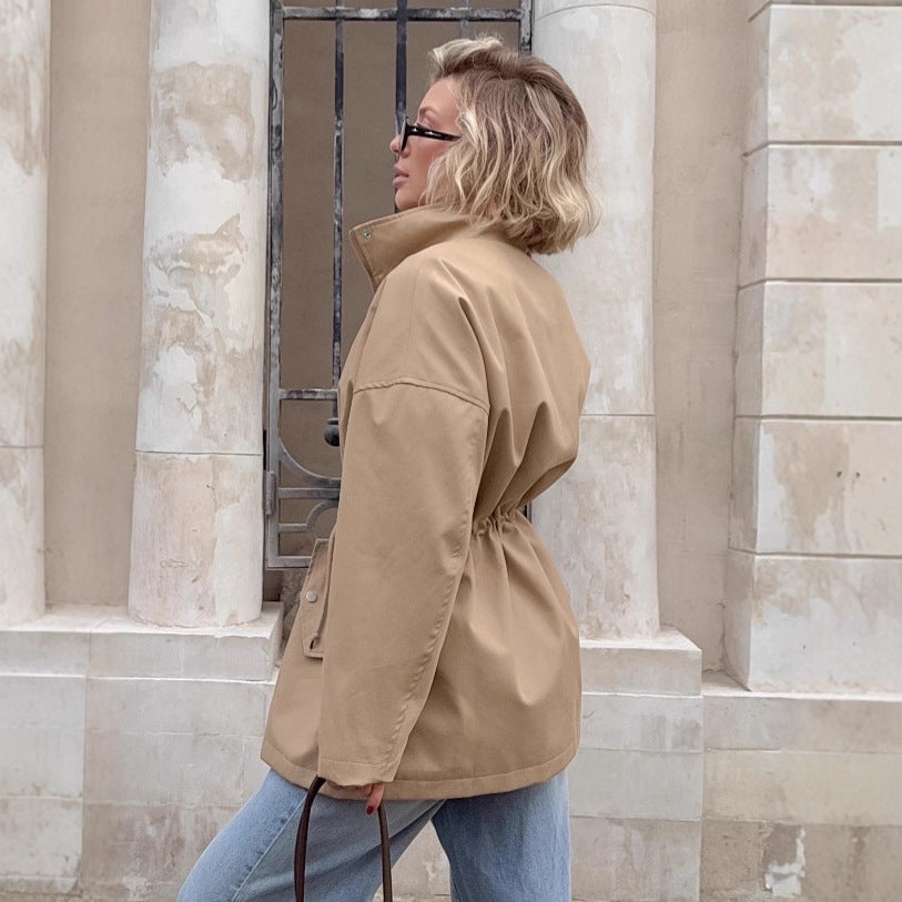 Séraphine™ – Manteau mi-long à Taille Coulissante 3