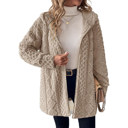 Veste UrbanDuo™ – Sweat zippé à capuche uni pour femme