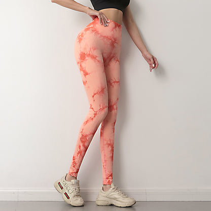 Legging Tie Dye Flex™ – Legging Femme Push-Up Seamless Motif Tie-Dye